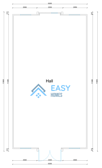 40ft no bedroom floor plan